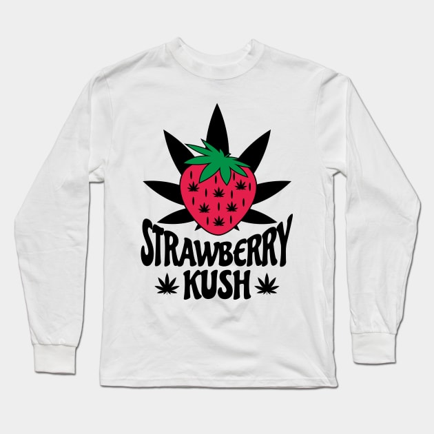 Strawberry Kush Long Sleeve T-Shirt by defytees